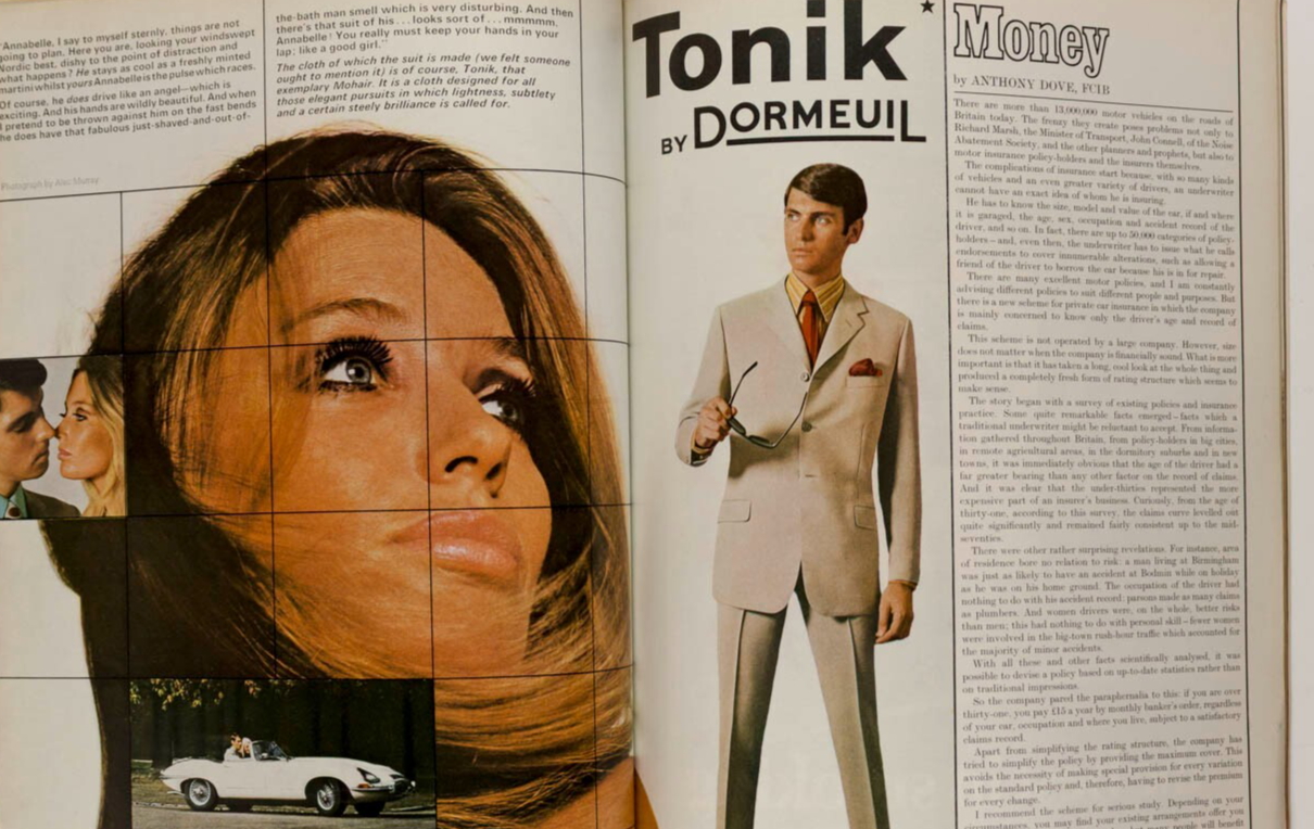 Alexandra Stewart TWIGGY Ewa Aulin INGRID BOULTING Queen magazine June 1968 Cohn