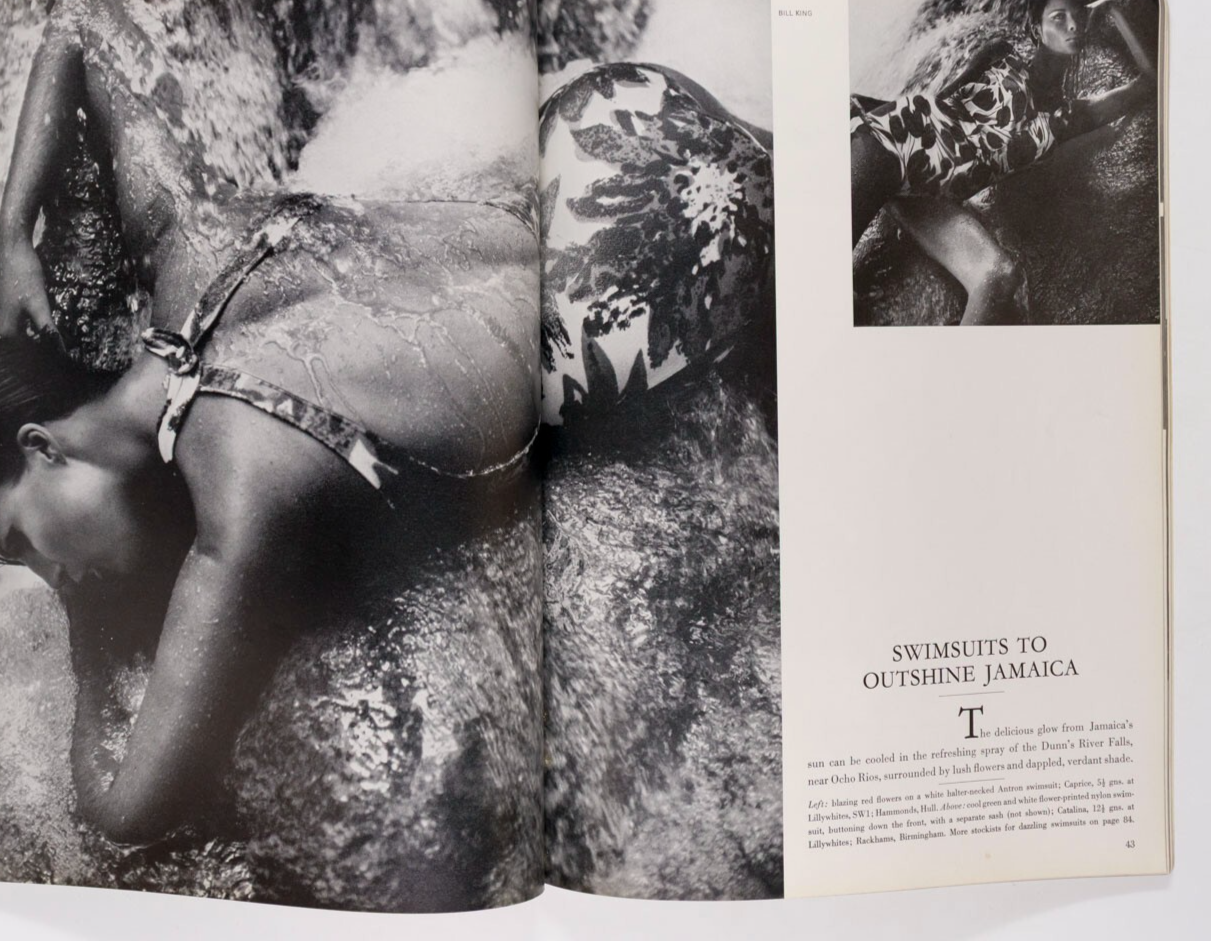 Editha Dussler JAMAICA Jill Kennington UK HARPERS BAZAAR February 1967 Benedetta