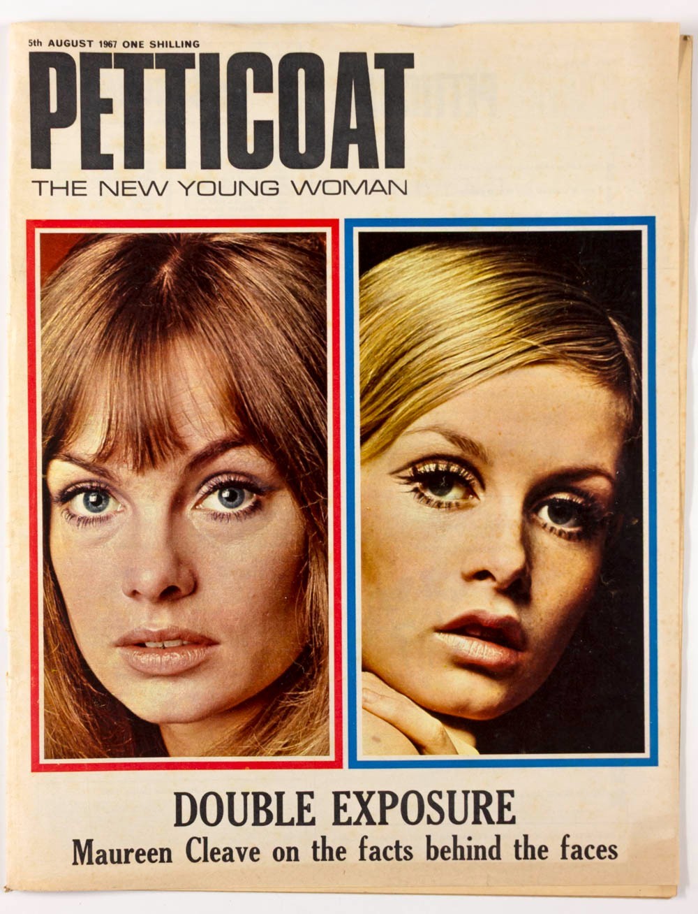 Jean Shrimpton TWIGGY Terence Stamp PETTICOAT magazine August 5 1967 Jonny Ross