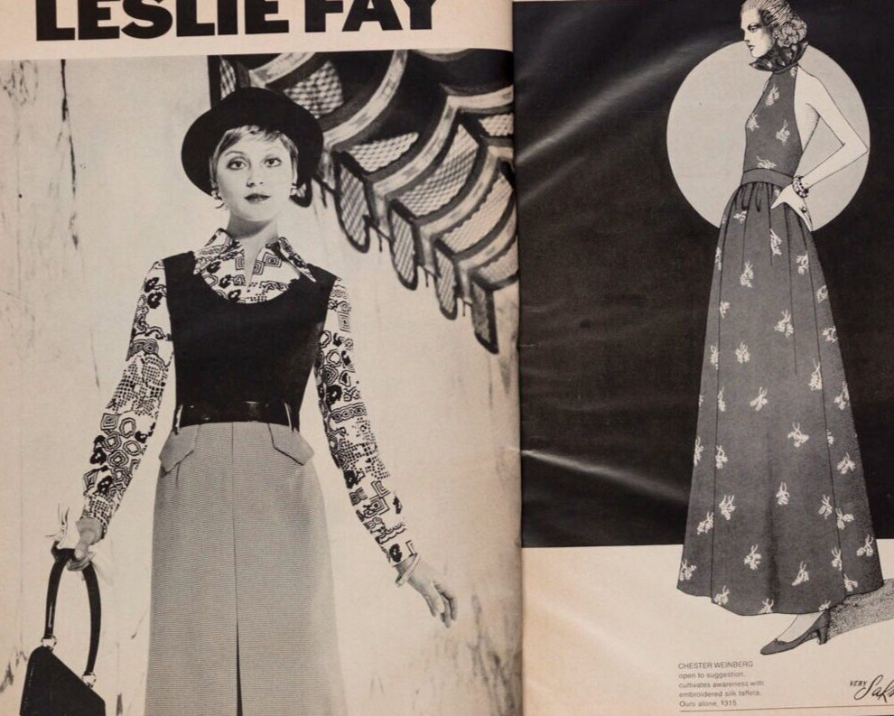 HALSTON Calvin Klein BETSEY JOHNSON Ingrid Boulting MIDLER Faye Dunaway HARPER'S
