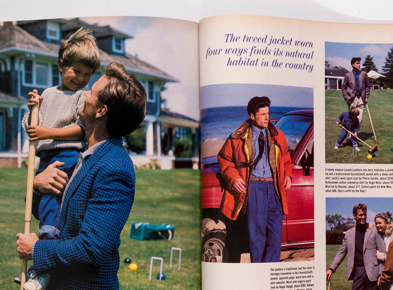 GARY FENCIK Paulina Porizkova JEFF AQUILON Rick Edwards GQ September 1986 Fall