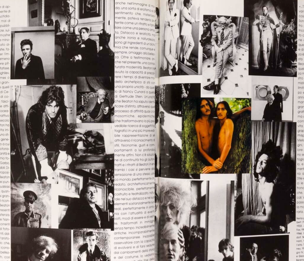 EVA HERZIGOVA Paul Cadmus BRUCE WEBER Streisand BEN KINGSLEY Beaton L'UOMO VOGUE