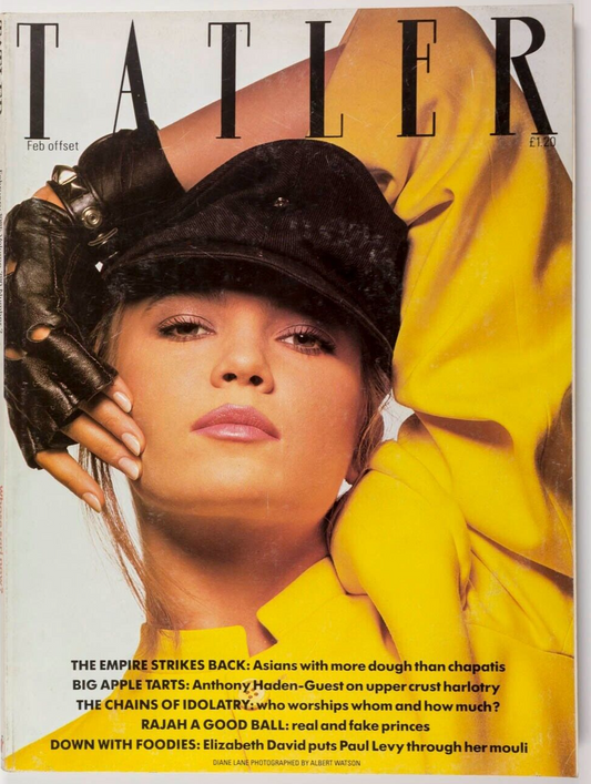 DIANE LANE Tim Roth JOHN HURT Paolo Roversi VREELAND Lagerfeld ~ Tatler magazine