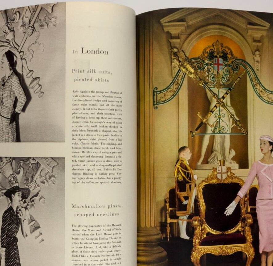 Mary Jane Russell GRUAU Richard Burton PARKINSON Vogue March 1955 70th birthday