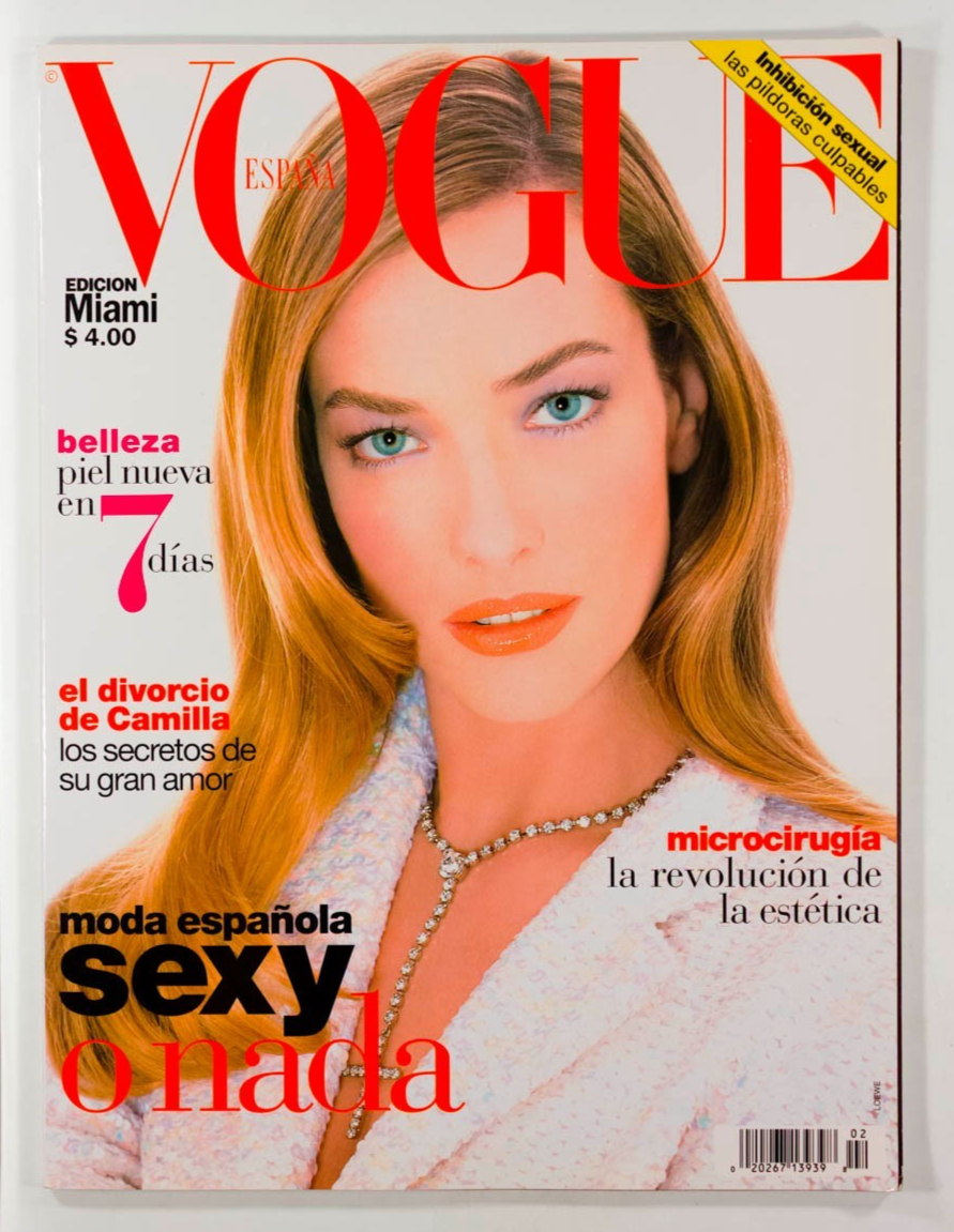 TATJANA PATITZ Belleza MIAMI EDITION Vogue Spain magazine 83 February 1995 Loewe