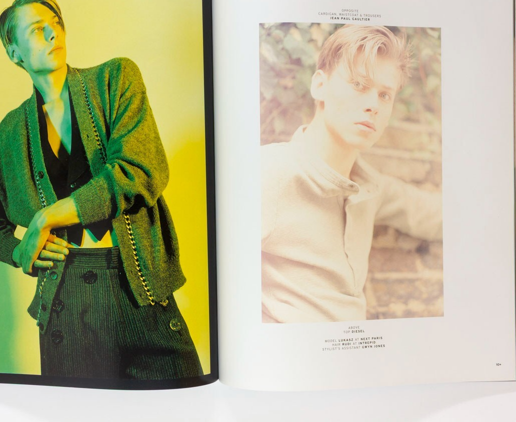 1st issue 10 Men Magazine DAVID VASILJEVIC Alasdair McLellan Winter 2003 Lang UK