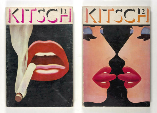 TOM WESSELMANN Allen Jones GUY BOURDIN Kitsch magazine SET Issue 1 & 2 1970 1971