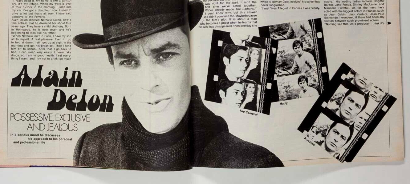 MR FREEDOM Bus Stop ANJELICA HUSTON Bob Richardson BIBA Alain Delon  19 MAGAZINE