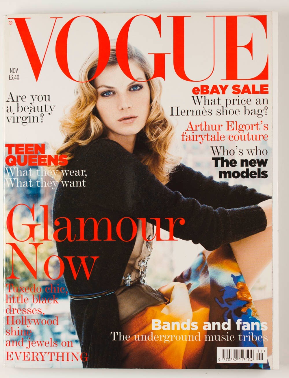 Angela Lindvall LILY COLE Natasha Poly VOGUE Nov 2004 Emily Blunt DIANA DONDOE