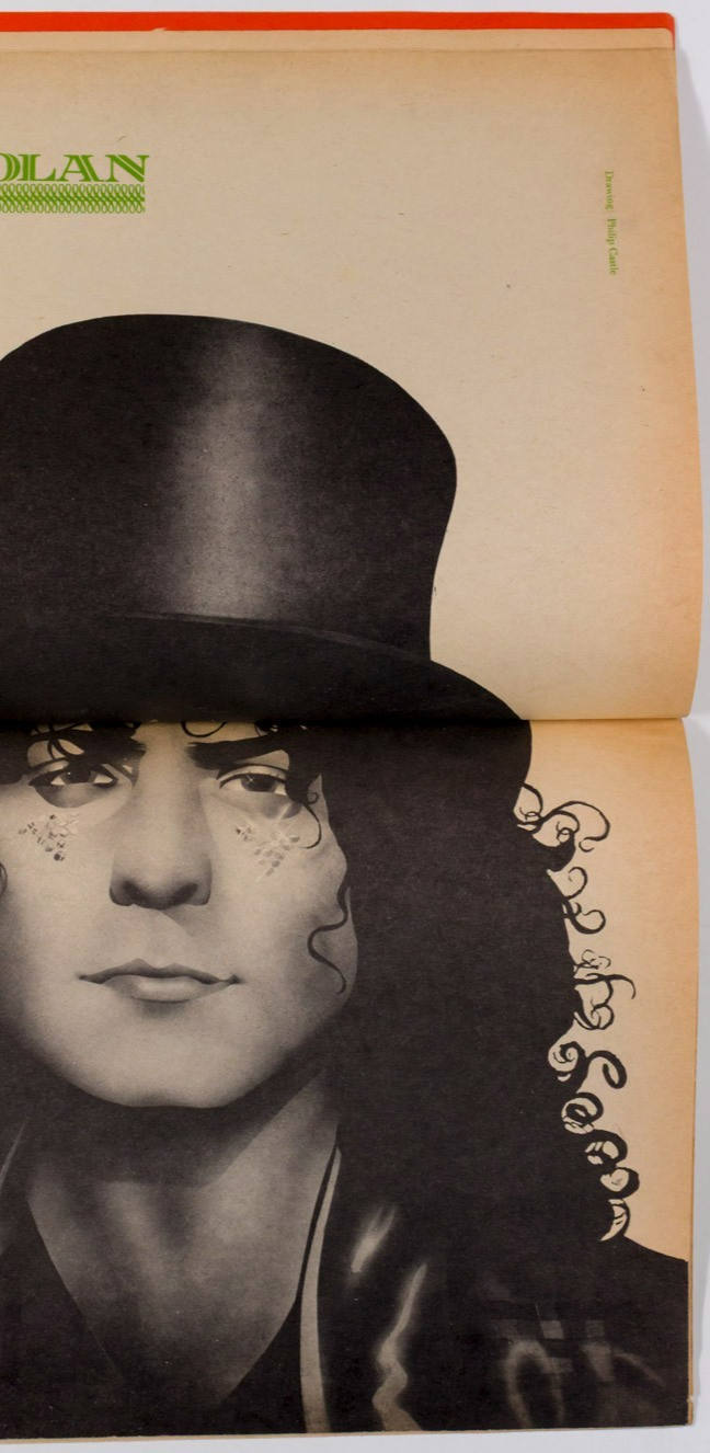 Marc Bolan T REX SPECIAL Mickey Finn DISCO 45 magazine 1972 Philip Castle poster