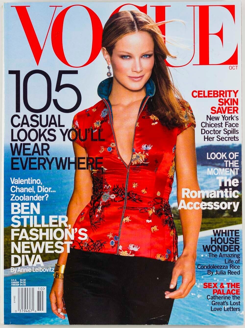 Carolyn Murphy ANNIE LEIBOVITZ Chanel BEN STILLER Dior CONDOLEEZZA RICE Vogue US