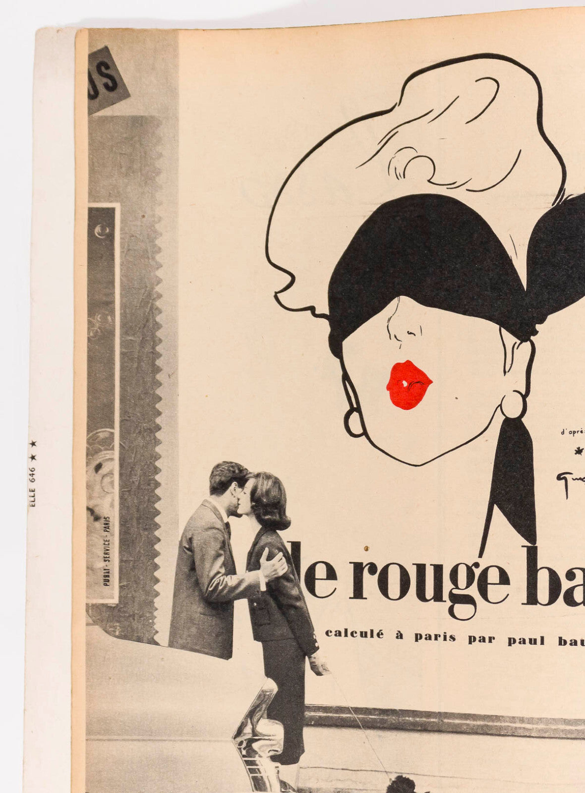 Audrey Hepburn CHANEL PATTERN Yves Saint Laurent BERNARD BUFFET Fr Elle magazine