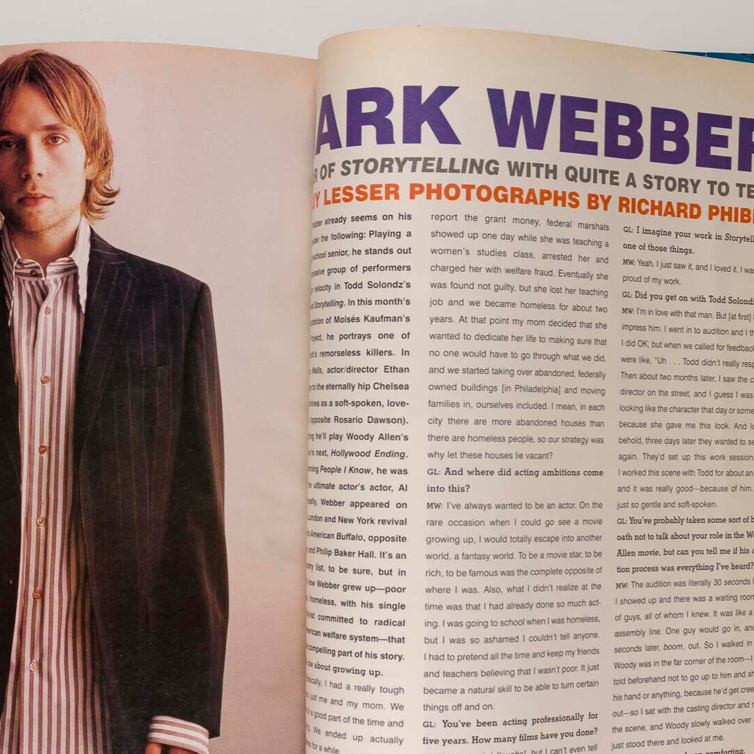 THORA BIRCH Jared Leto THE STROKES Interview magazine March 2002 Halle Berry VTG