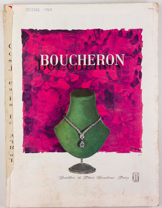 Boucheron COLETTE Balenciaga GIVENCHY Penn LIEBERMAN Paris Vogue October 1961