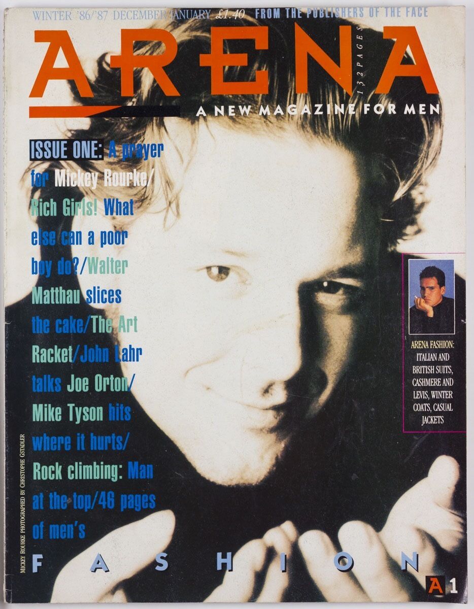 Mickey Rourke Ray Petri Carolina Baker Mark LeBon Joe Orton ARENA MAGAZINE # 1