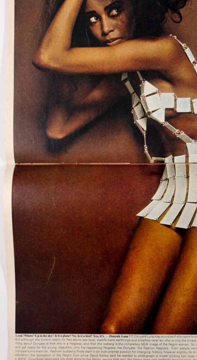 Donyale Luna PETER KNAPP Mary Quant SNOWDON  Sunday Times magazine 10 April 1966