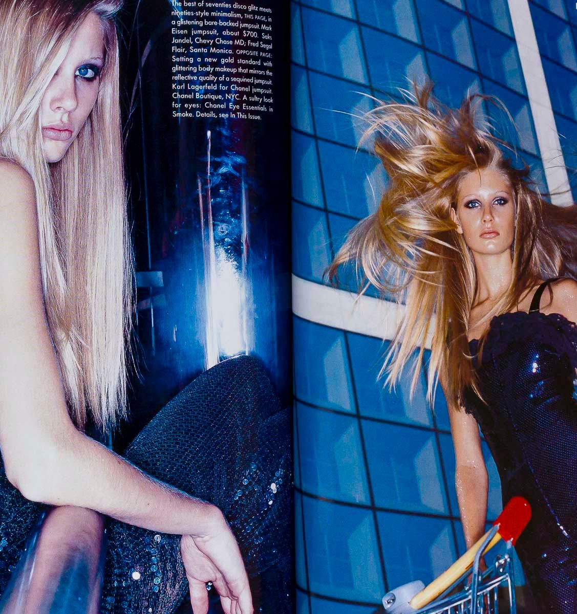 CINDY CRAWFORD Rem Koolhaas IONE SKYE Tatjana Patitz  VOGUE November 1994 Warhol