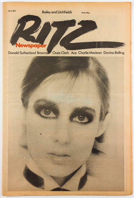 Ossie MARIE HELVIN Donald Sutherland JAMES DEAN Dennis Stock RITZ newspaper 1977