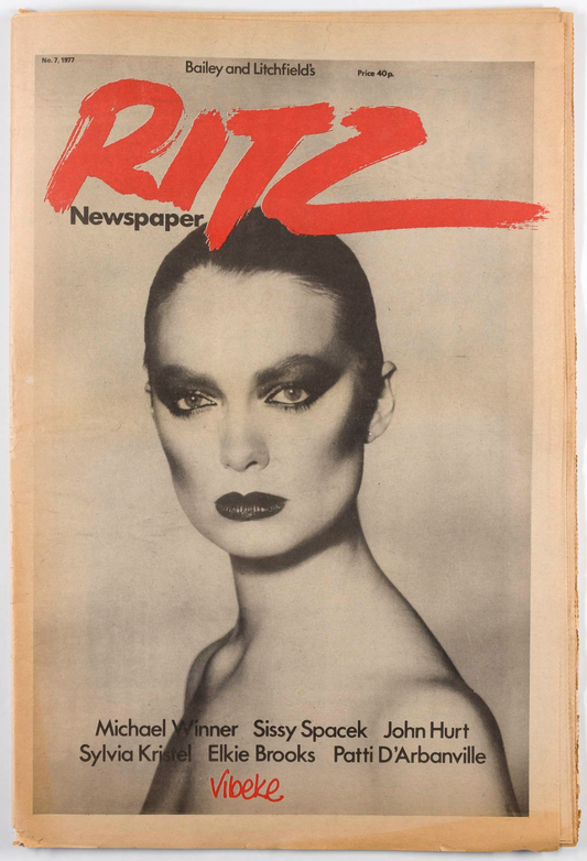 Vibeke SYLVIA KRISTEL John Hurt DAVID HOCKNEY Sissy Spacek RITZ Newspaper 7 1977