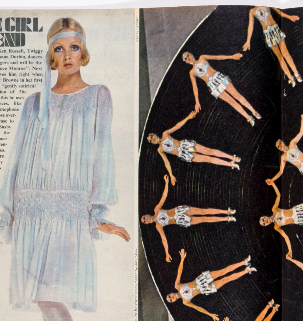 Twiggy THE BOYFRIEND Ken Russell J.R.R TOLKIEN Snowdon SUNDAY TIMES magazine 70s