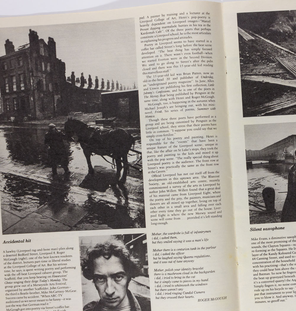 DON McCULLIN Liverpool 8 HIPPIE Roger McGough BEAT CITY 1960s TELEGRAPH MAGAZINE