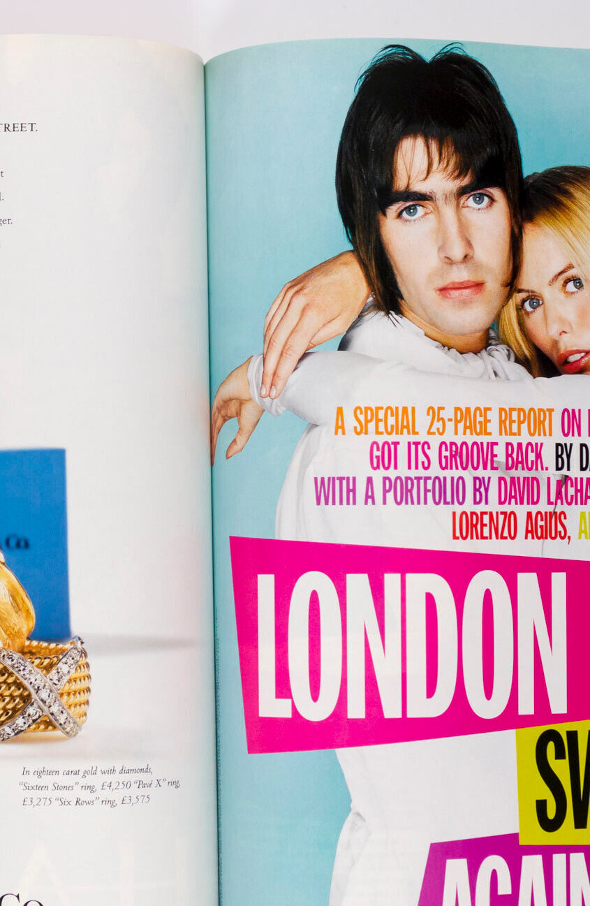 OASIS Liam Gallagher McQUEEN Patsy Kensit SPICE GIRLS Tupac VANITY FAIR magazine