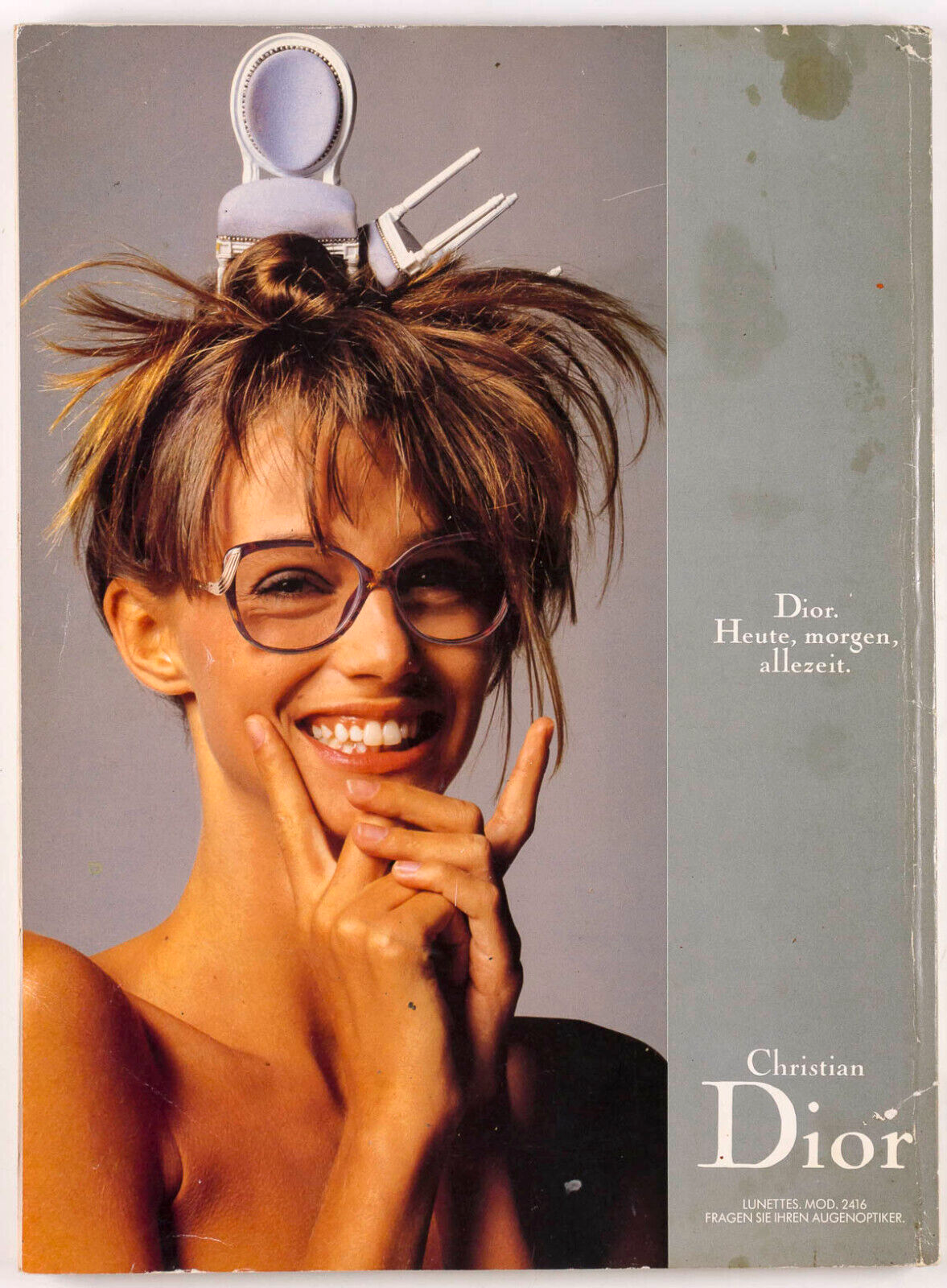 Therese Bachy HANS FEURER Karen Alexander HARPER'S BAZAAR GERMANY February 1989