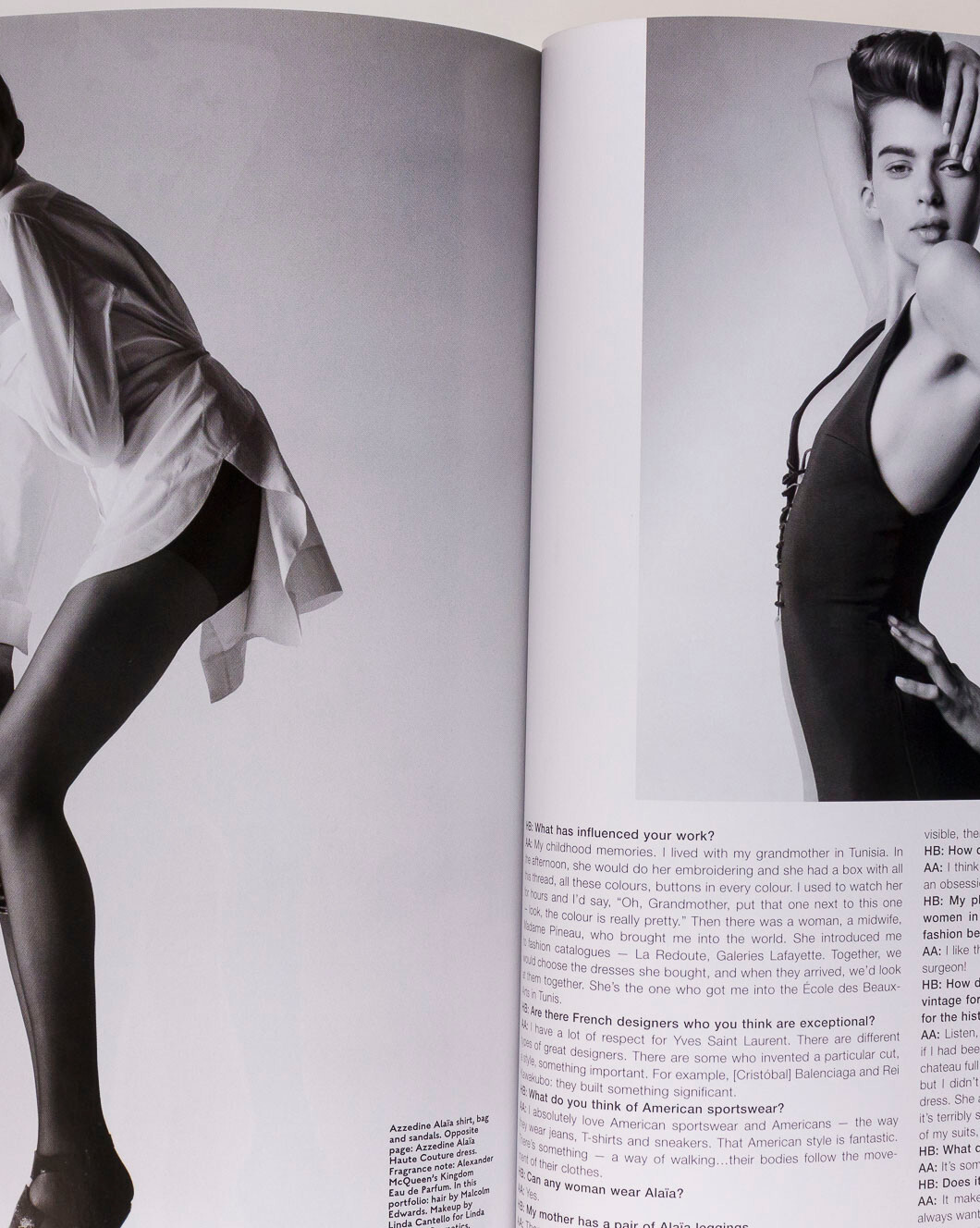 JENNIFER ANISTON Azzedine Alaia HARPER'S BAZAAR AUSTRALIA June 2003 NAOMI WATTS