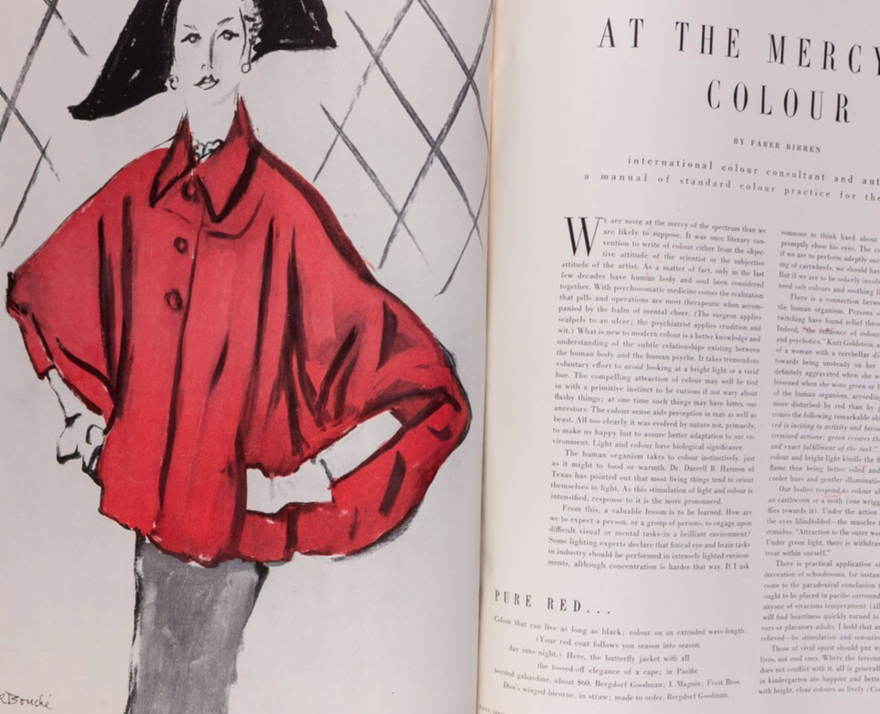 Irving Penn RENE BOUET-WILLAUMEZ Bouchet VOGUE April 1949 Mary Martin MENSWEAR