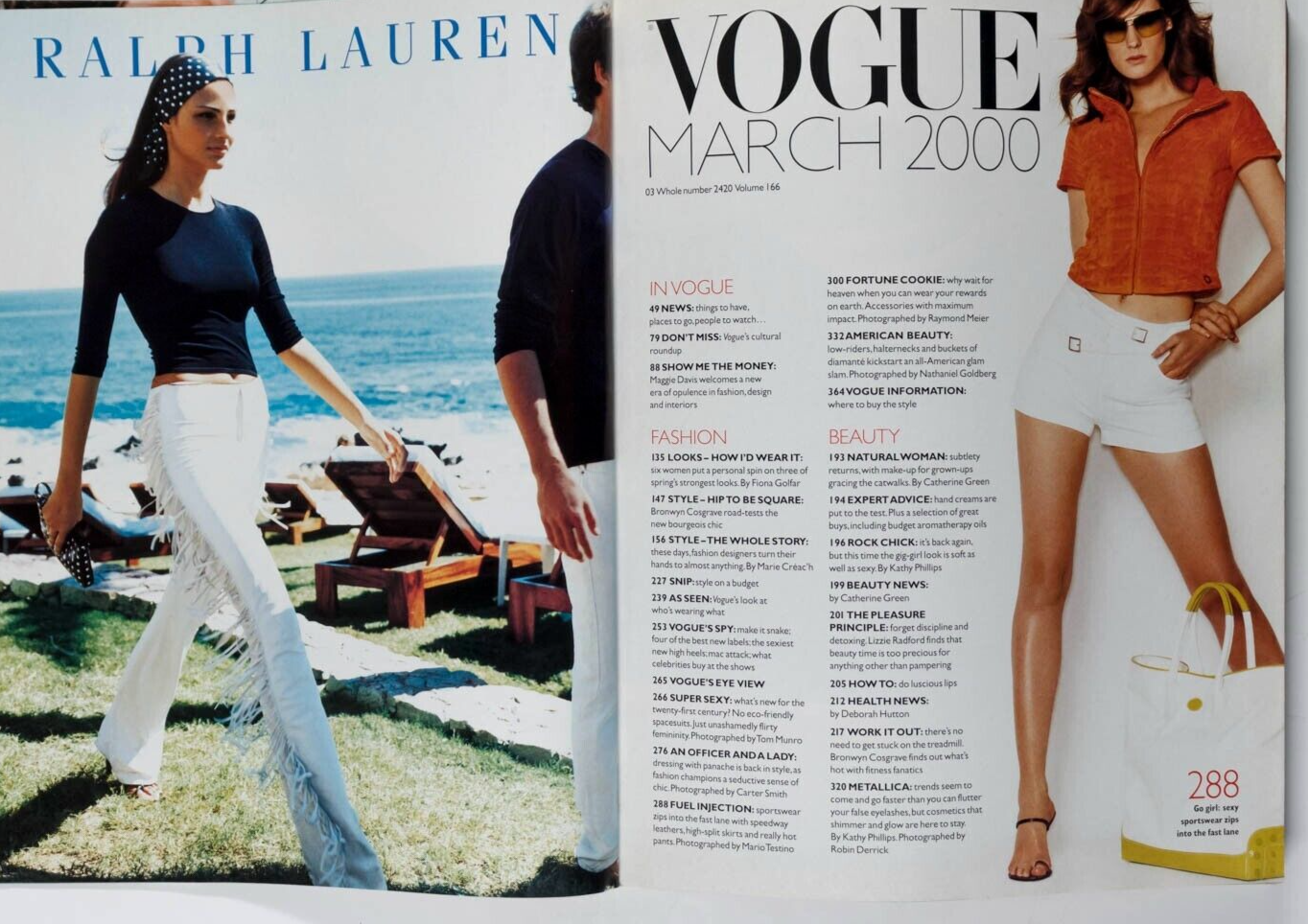 Gisele SOFIA COPPOLA Angela Lindvall VOGUE March 2000 Karen Elson UK Corinne Day