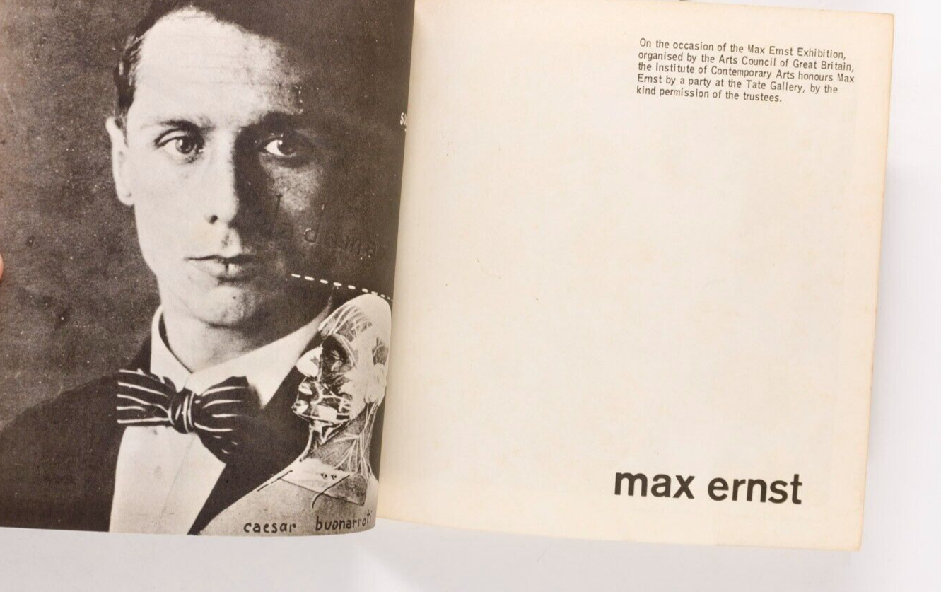 Max Ernst RICHARD HAMILTON Lee Miller ICA Exhibition Catalogue 1961 Tate Gallery