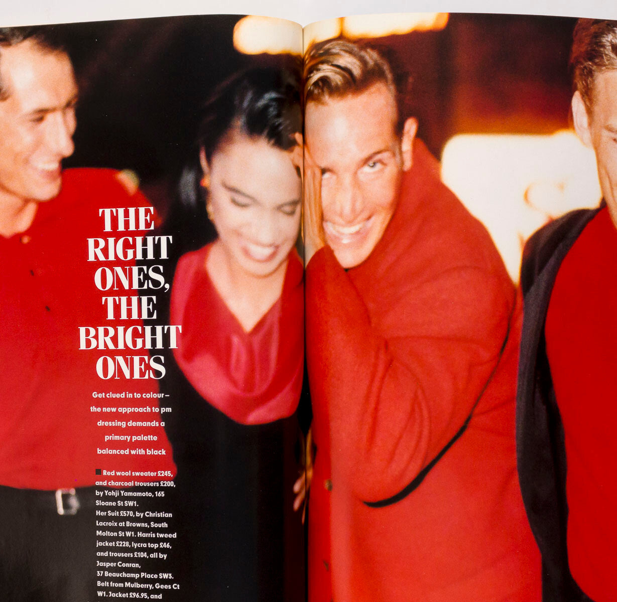 Michael Heseltine DANIEL DAY LEWIS Imran Khan GQ 1 1989 Paul Smith TERENCE STAMP