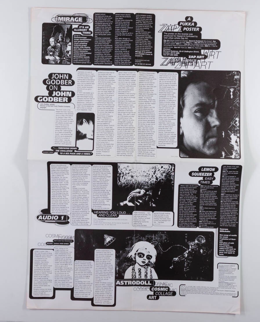 1st issue DAZED & CONFUSED magazine 1990 William Burroughs TOMMY COOPER Audio 1