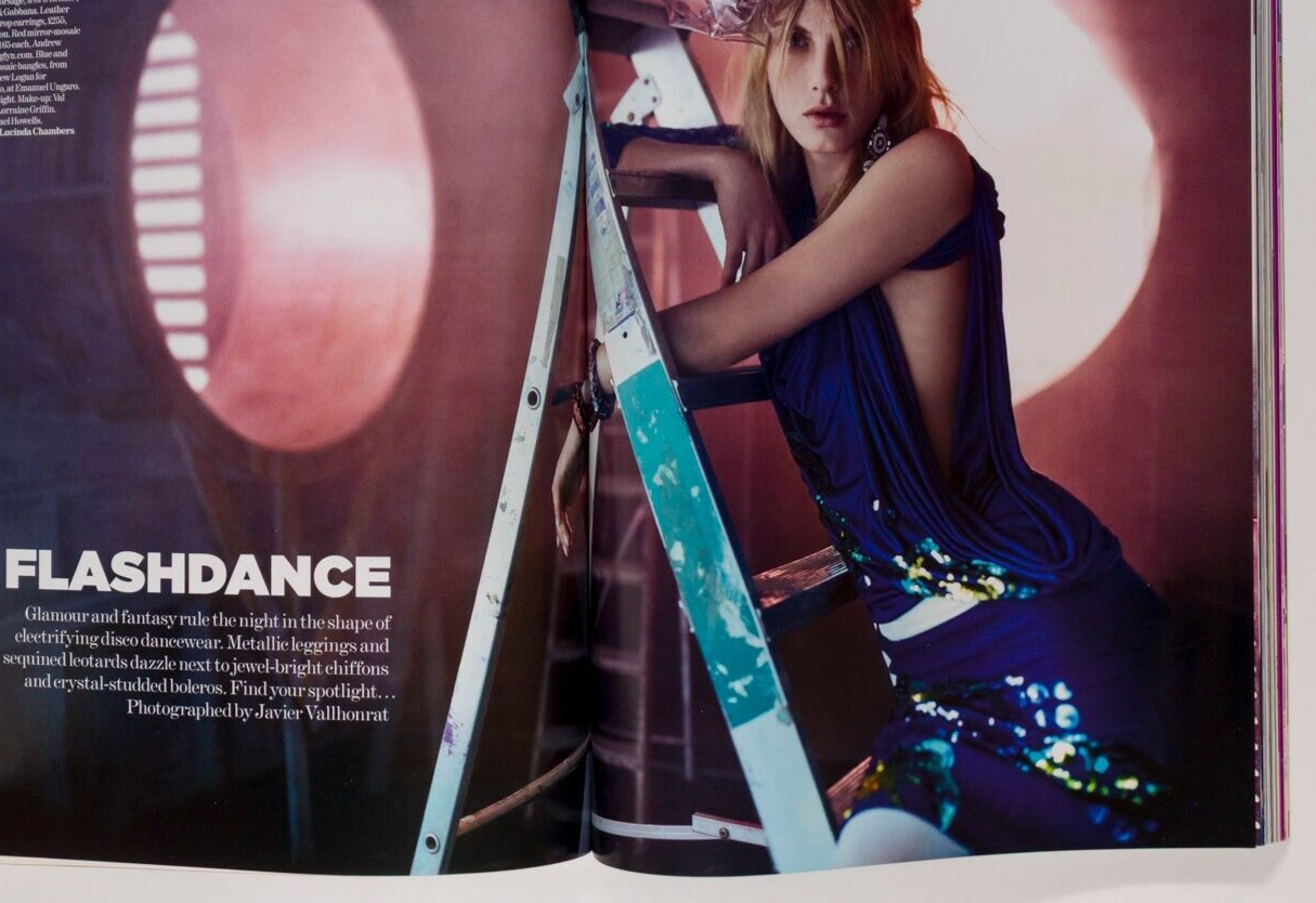 Kate Moss MILLA JOJOVICH Anja Rubik VOGUE April 2007 18th birthday gift TOPSHOP