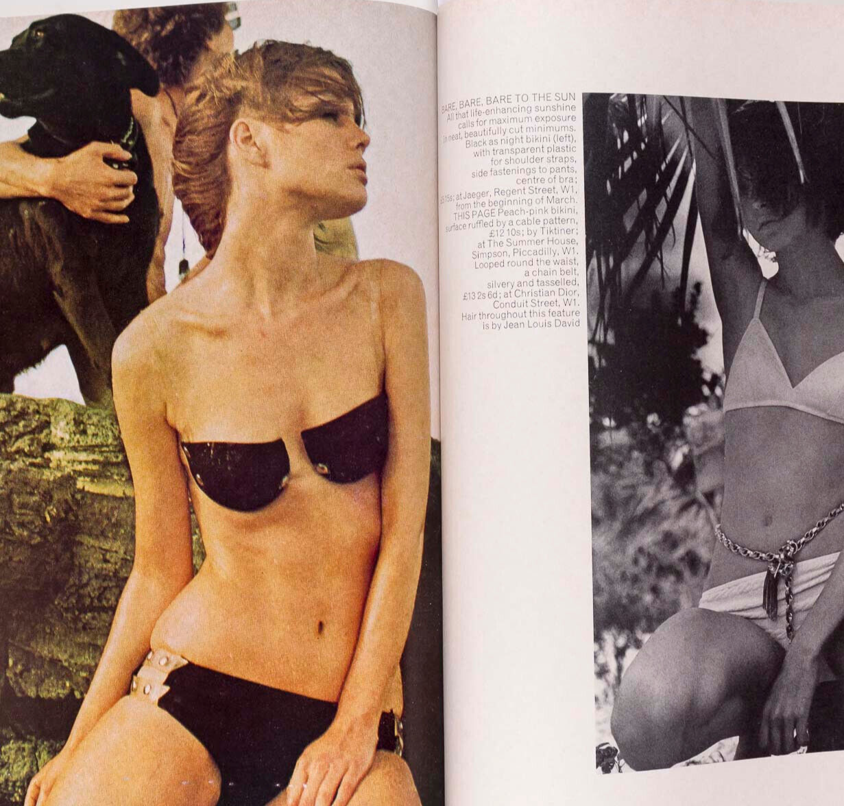 Cartier HELMUT NEWTON Cathee Dahmen QUEEN magazine Feb 1969 Benedetta Barzini UK