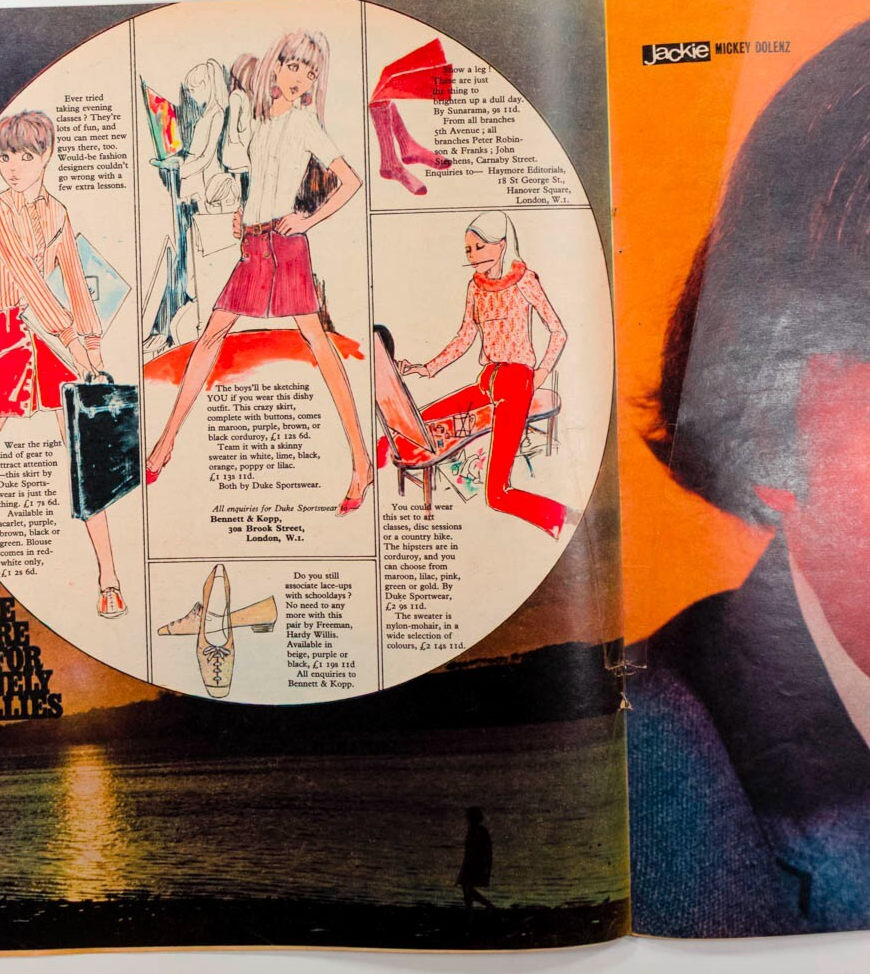 John Hamill BEACH BOYS Mickey Dolenz JACKIE magazine 29 April 1967 Carl Wayne UK