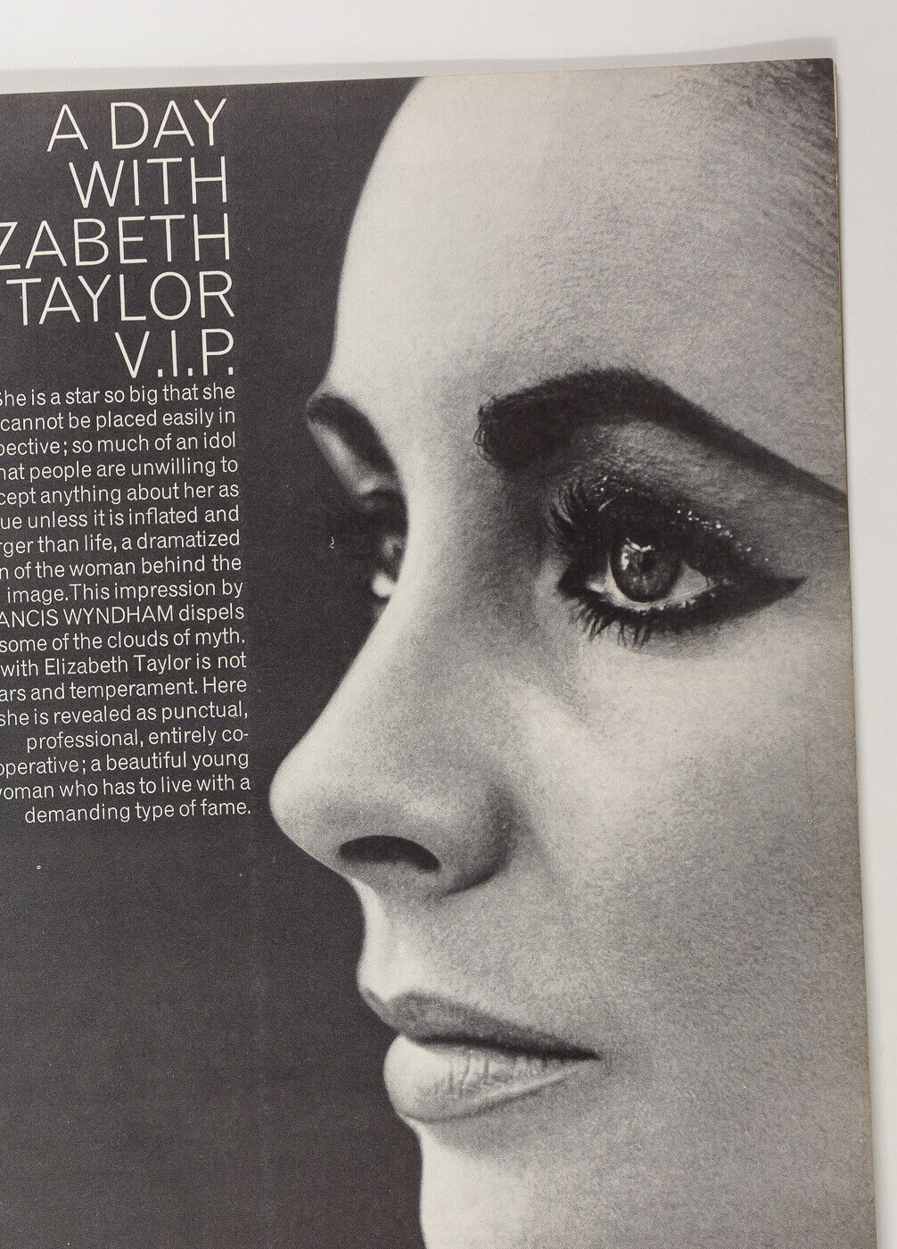 ELIZABETH TAYLOR Richard Burton TERENCE DONOVAN Dennis Stock QUEEN magazine 60's