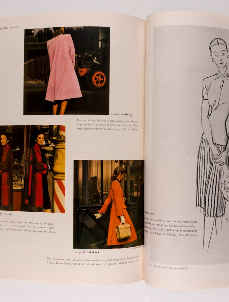 RENE BOUCHE Vertes PENN Vogue March 1947 Hitchcock BERGMAN Costume Institute VTG