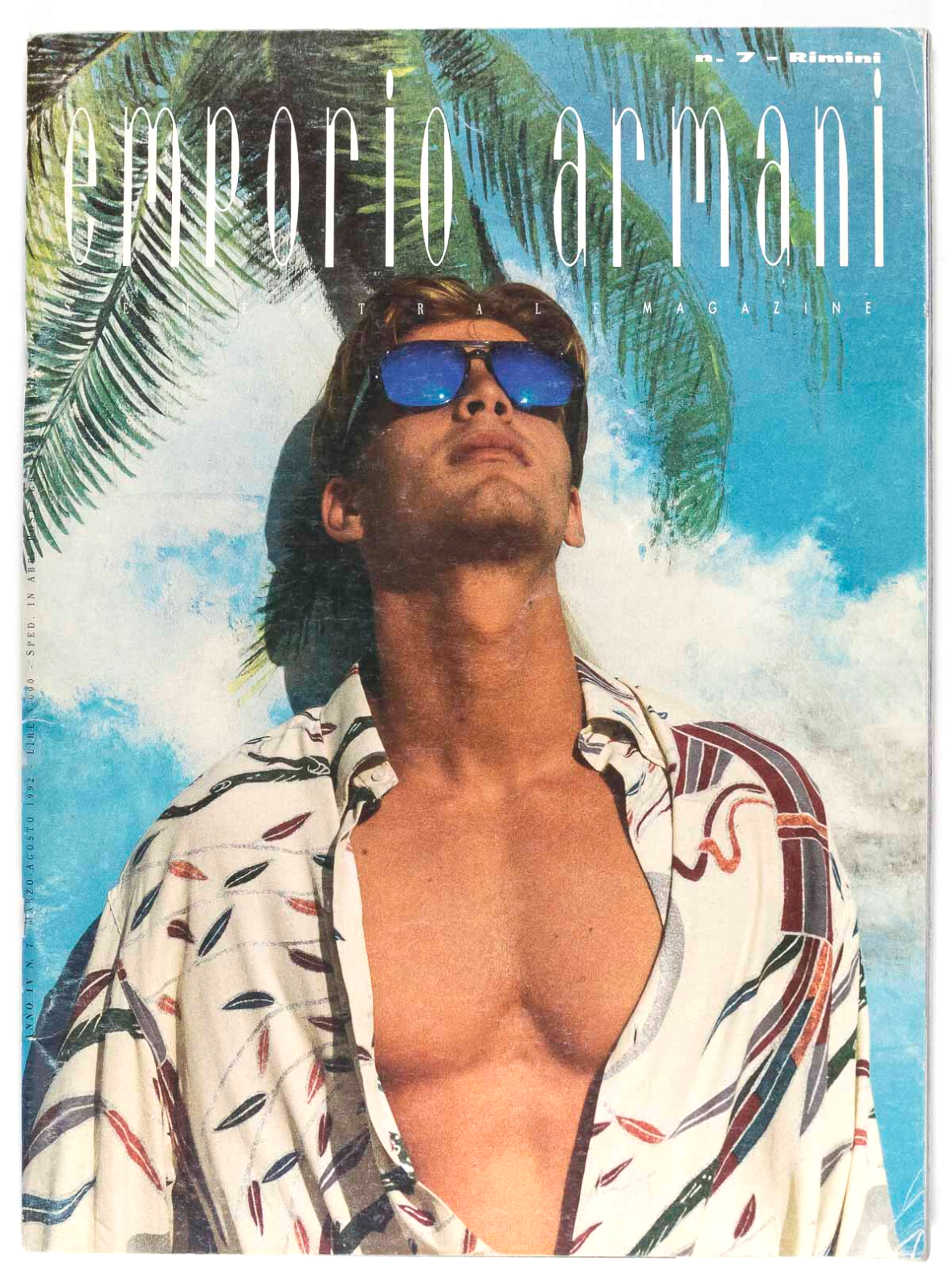 Rimini GIORGIO EMPORIO ARMANI lookbook catalogue SUMMER 1992 Aldo Fallai FELLINI