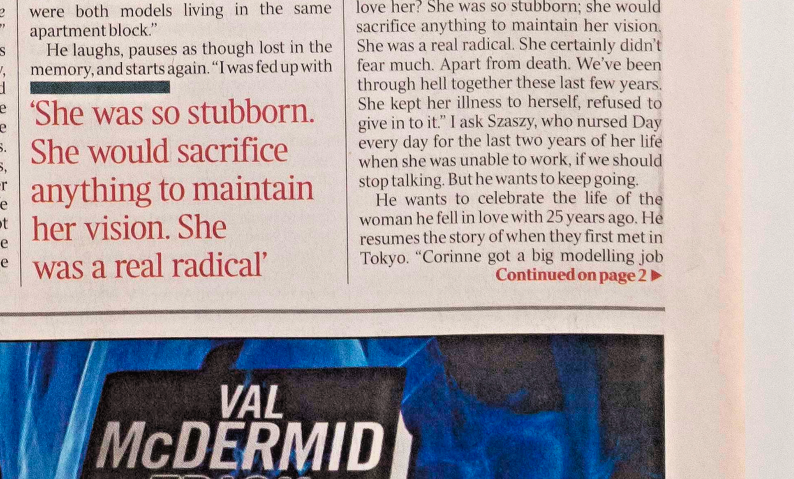 CORINNE DAY Kate Moss THE BLITZ Raymond Brggs SATURDAY REVIEW magazine THE TIMES