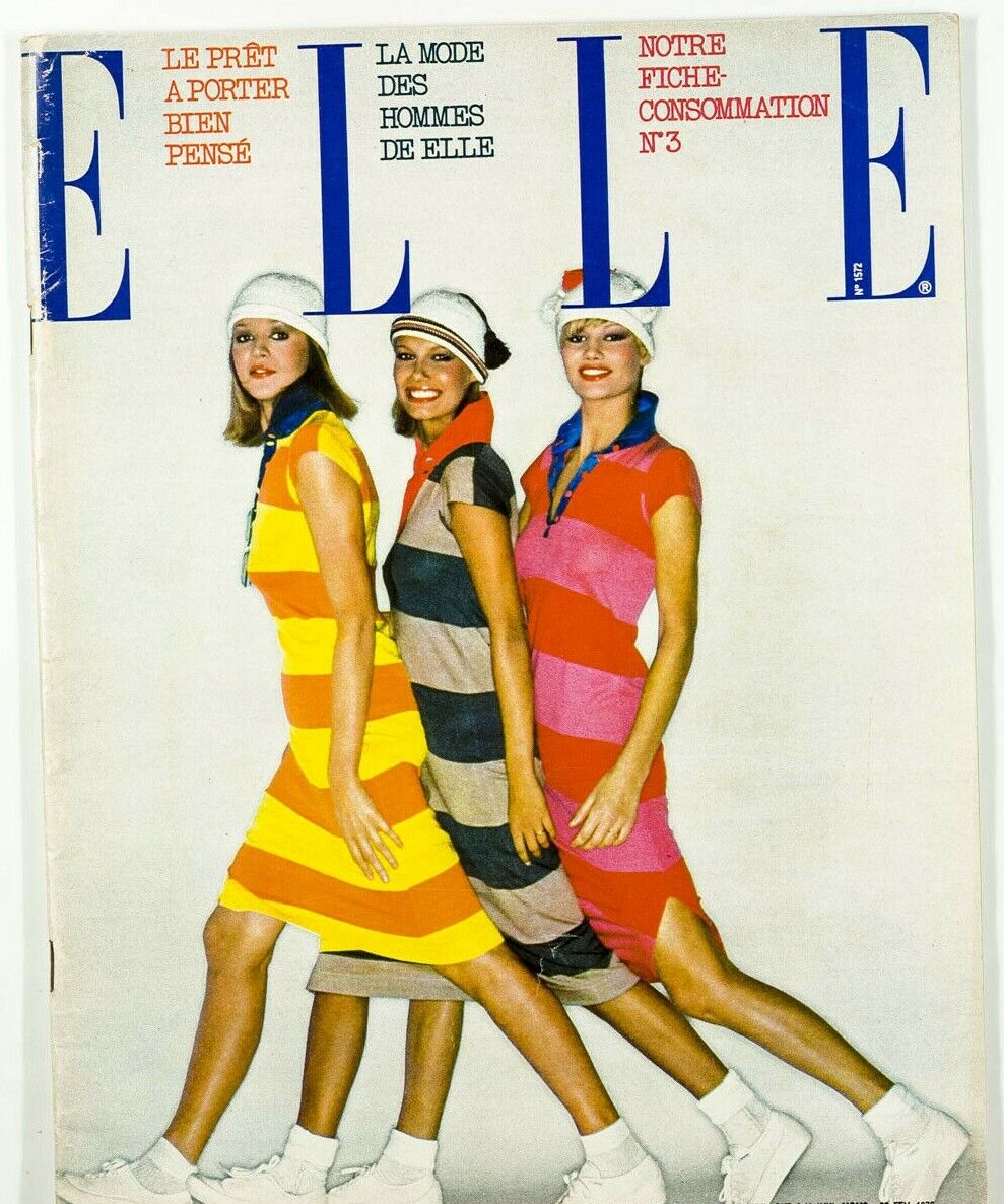 Oliviero Toscani PETER KNAPP Grace Jones JANICE DICKINSON vtg YSL Elle magazine