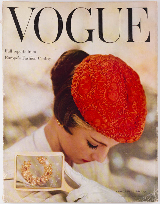 Suzy Parker NORMAN PARKINSON Cecil Beaton HORST Susan Abraham ~ Vogue March 1954