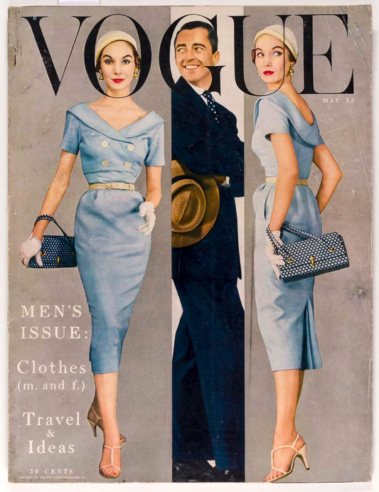 CHERRY NELMS Bob Taft MARLENE DIETRICH Vogue May 1953 Men's issue BLUMENFELD vtg