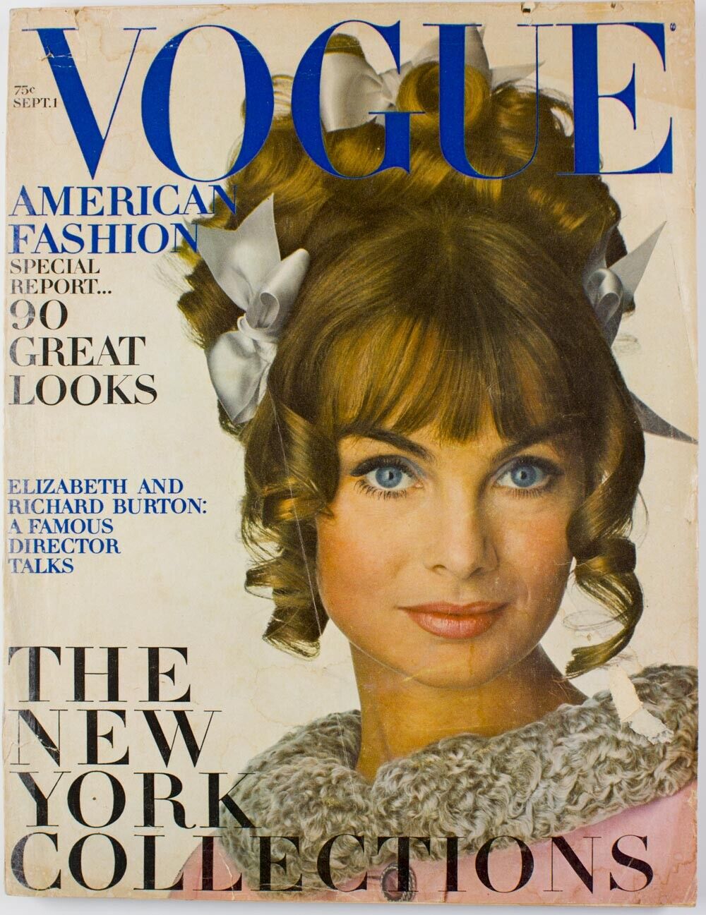 Jean Shrimpton ELIZABETH TAYLOR Diana Vreeland IRVING PENN Vogue September 1967