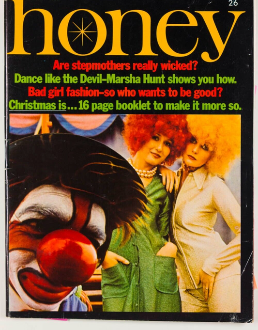 Marsha Hunt BILLY SMART CIRCUS Pan's People DUDLEY MOORE Quant HONEY magazine UK