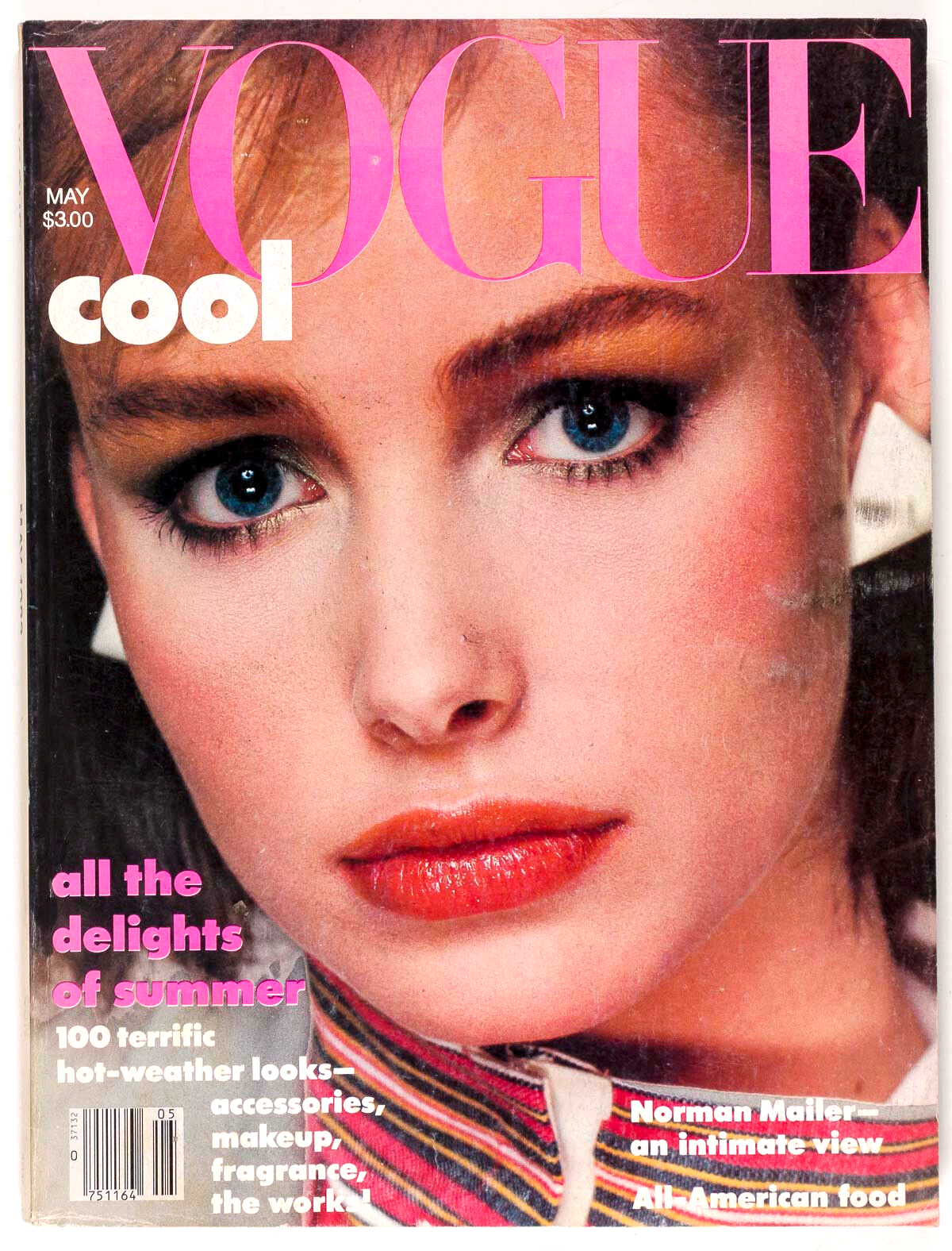 Laura Helm NORMAN MAILER Helmut Newton BLONDIE Vogue May 1983 Richard Burton VTG