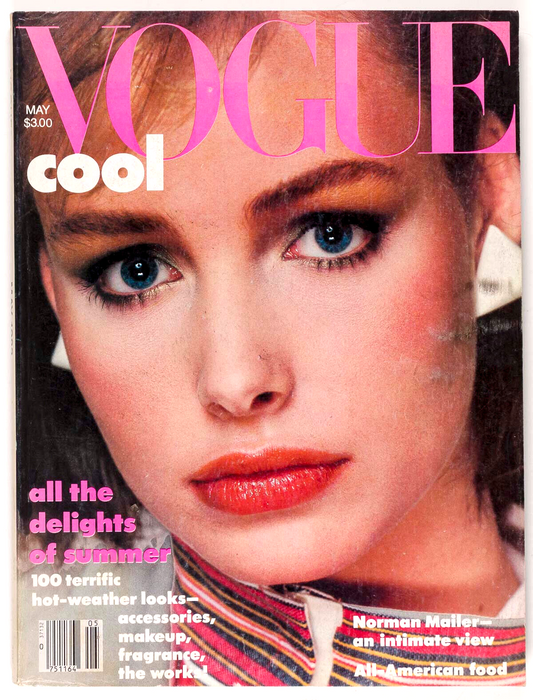 Laura Helm NORMAN MAILER Helmut Newton BLONDIE Vogue May 1983 Richard Burton VTG