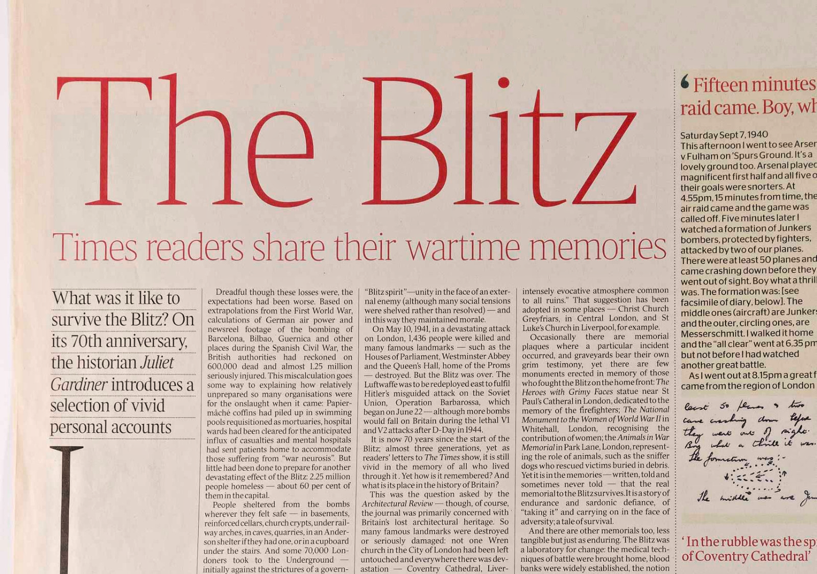 CORINNE DAY Kate Moss THE BLITZ Raymond Brggs SATURDAY REVIEW magazine THE TIMES