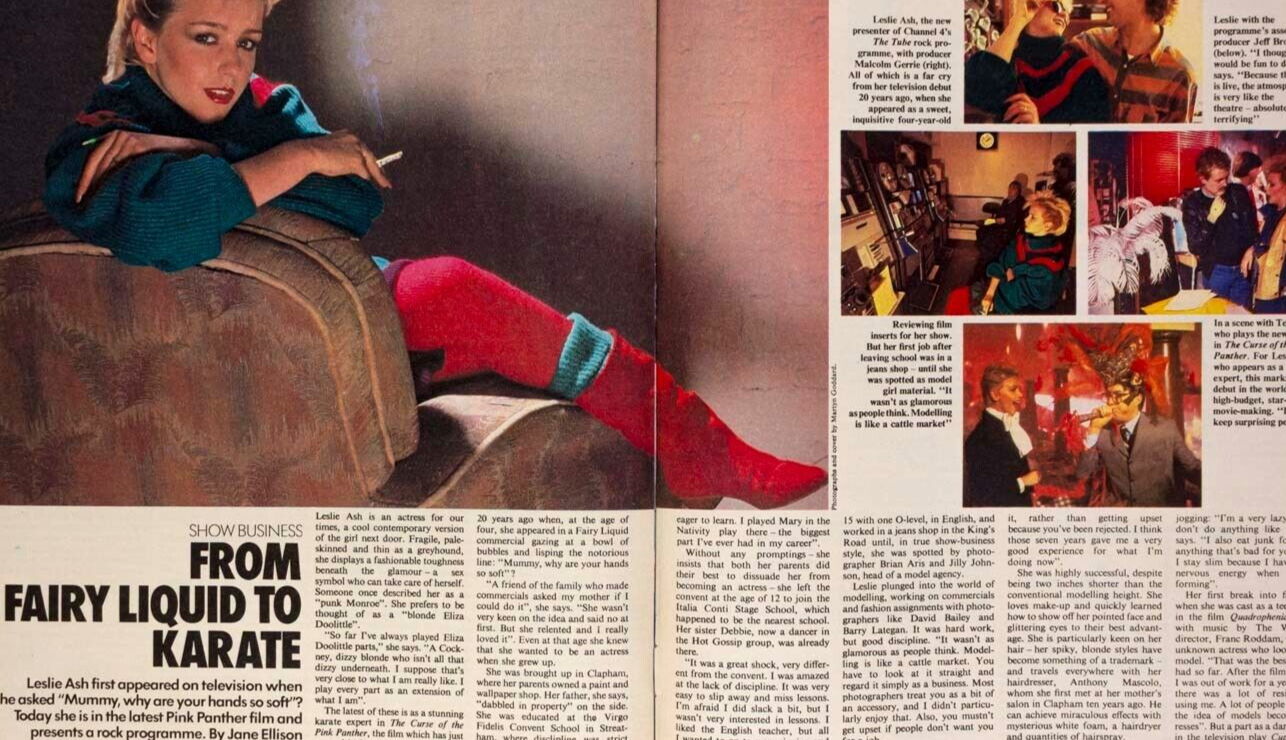 Leslie Ash VANESSA REDGRAVE John Glenn TELEGRAPH magazine 1984 Joely Richardson