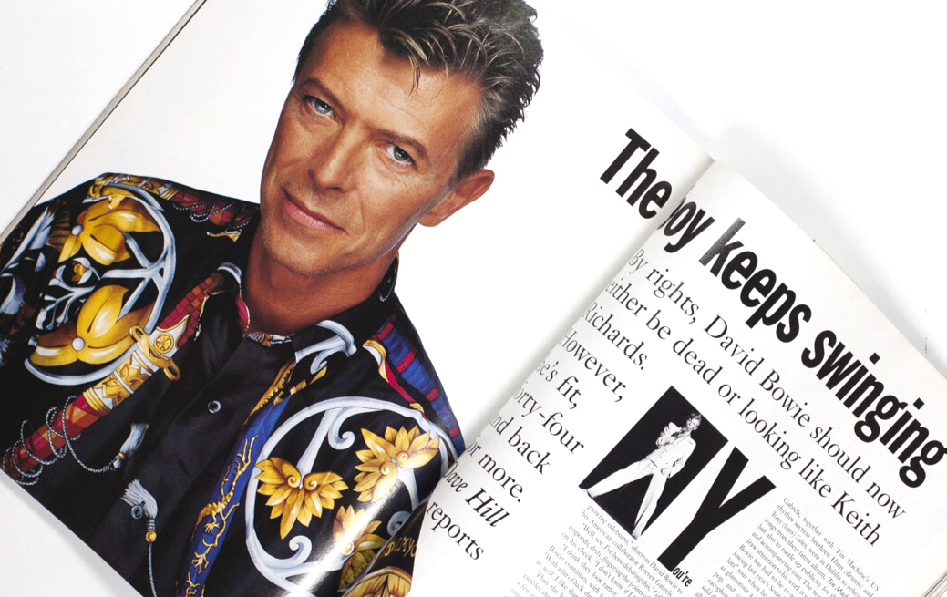 David Bowie NICK VOGEL Terry Gilliam KEN FOLLETT GQ magazine 1991 November TORY